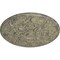 Ekena Millwork Baile Ceiling Medallion (Fits Canopies up to 6"), 31 1/4"OD x 2 1/4"P, Castle Stone Crackle CM31BACSC - alternate 2